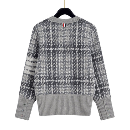 2025  Plaid cardigan