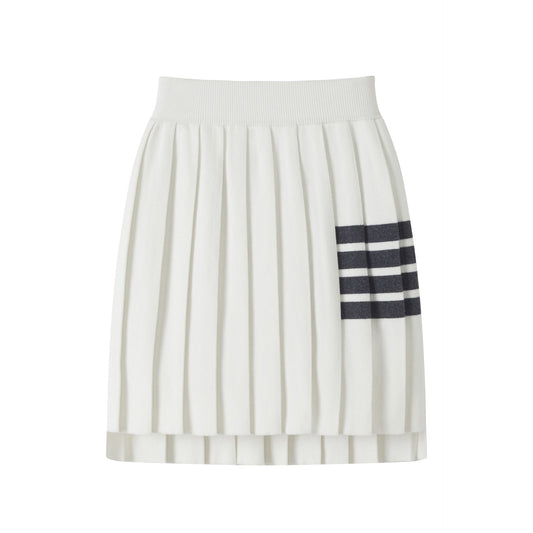 2025 knitted pleated skirt