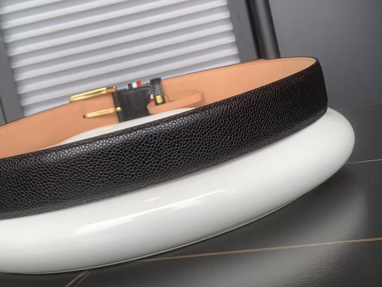 Genuine leather belt