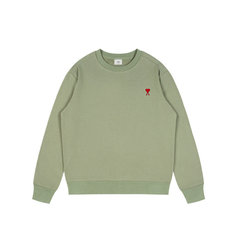 Ami Heart Embroidered Sweatshirt