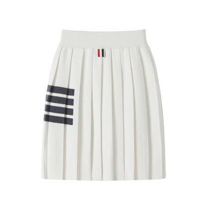 2025 knitted pleated skirt