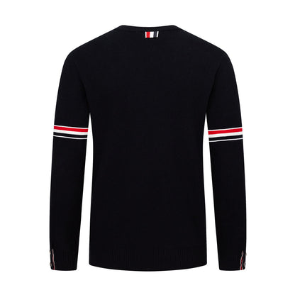 Round neck wool sweater