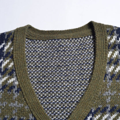 2025  Plaid cardigan