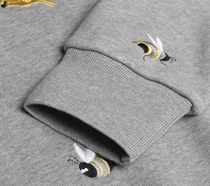 Embroidered sweatshirt