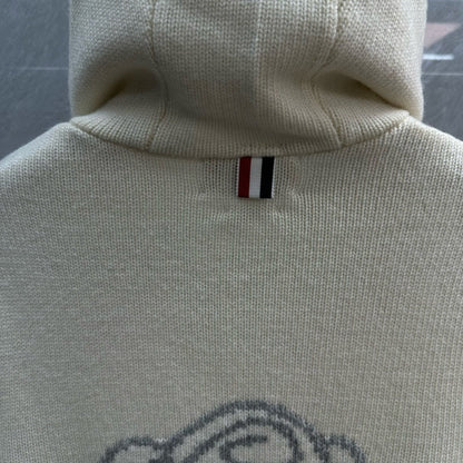 2025ss Thick hooded cardigan