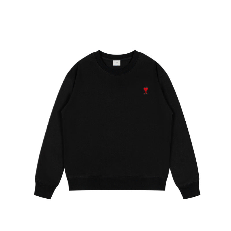 Ami Heart Embroidered Sweatshirt