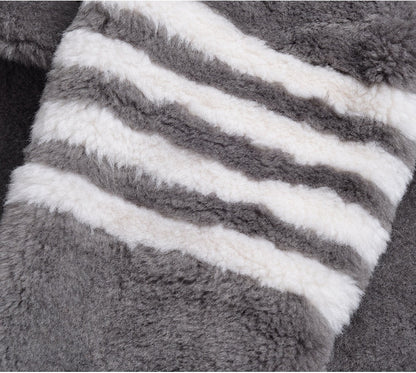 2025 Sheep wool long coat