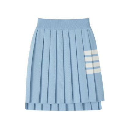 2025 knitted pleated skirt