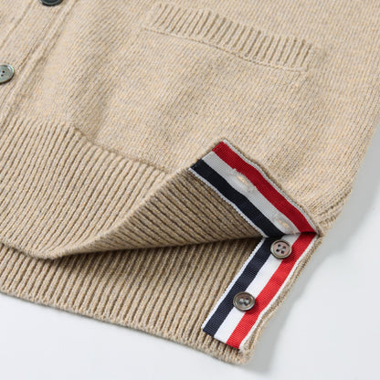 2025 New round neck knit cardigan