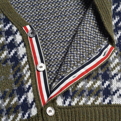 2025  Plaid cardigan