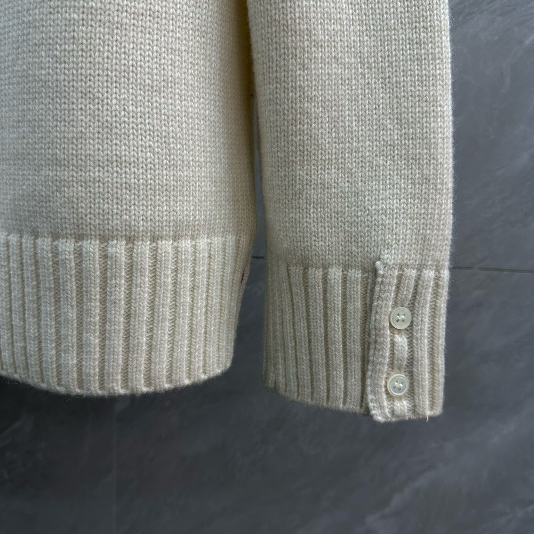 2025ss Thick hooded cardigan