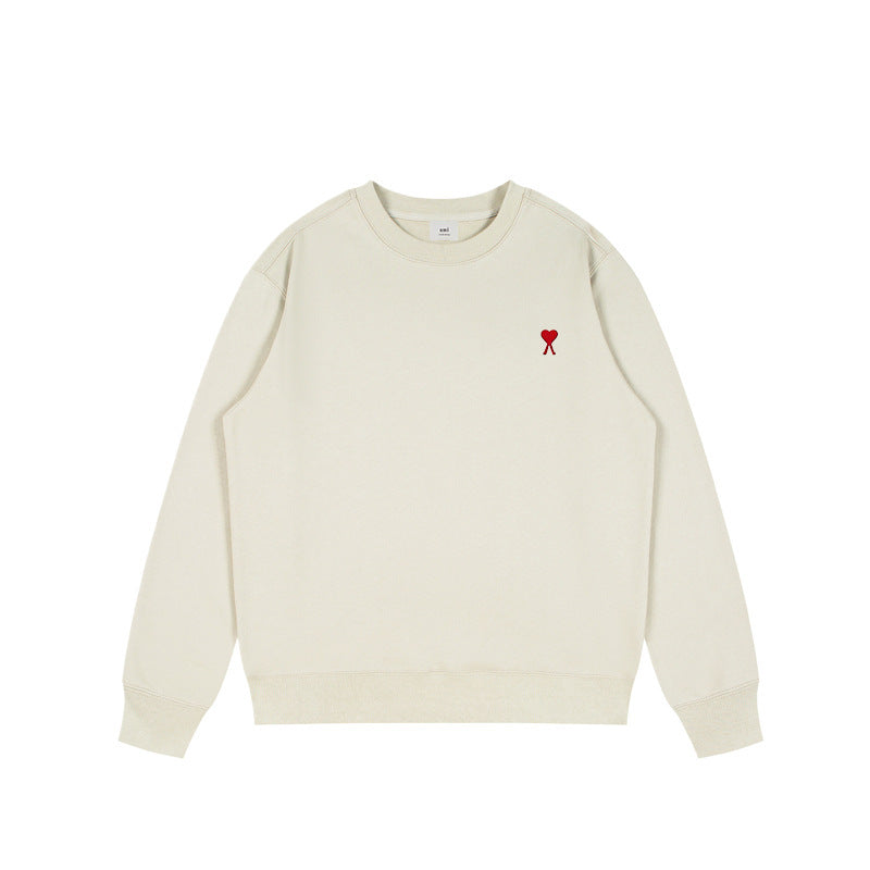 Ami Heart Embroidered Sweatshirt