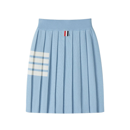 2025 knitted pleated skirt