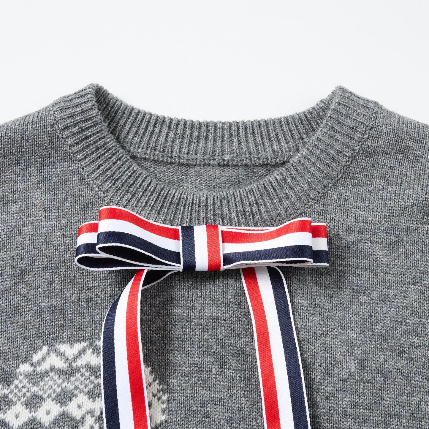 Snowflake dog knitted sweater