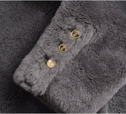 2025 Sheep wool long coat