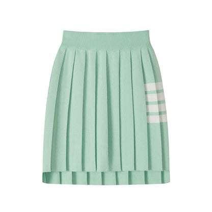 2025 knitted pleated skirt