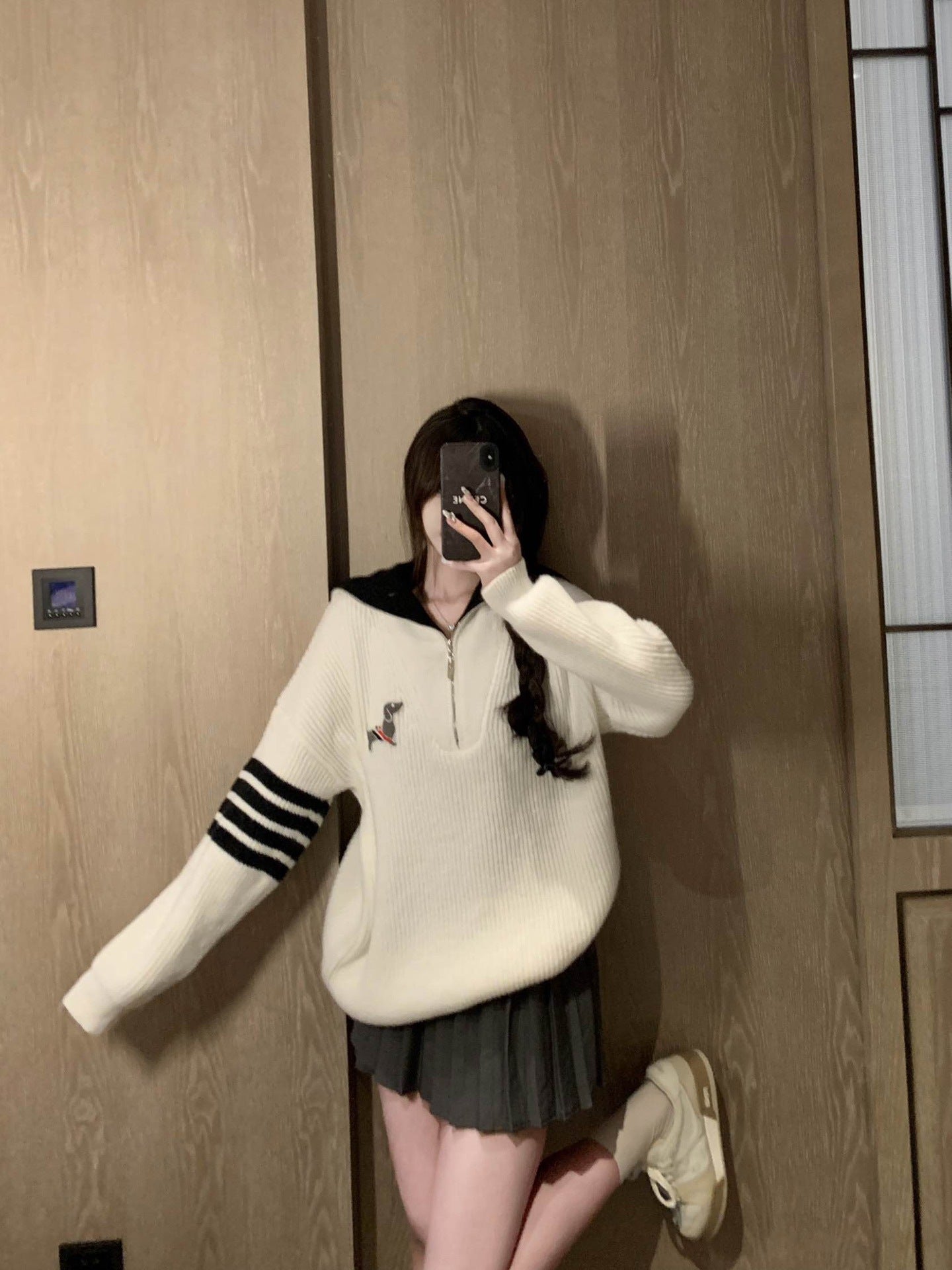 2025 Little Doll Collar Sweater