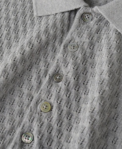 Knitted Polo Shirt