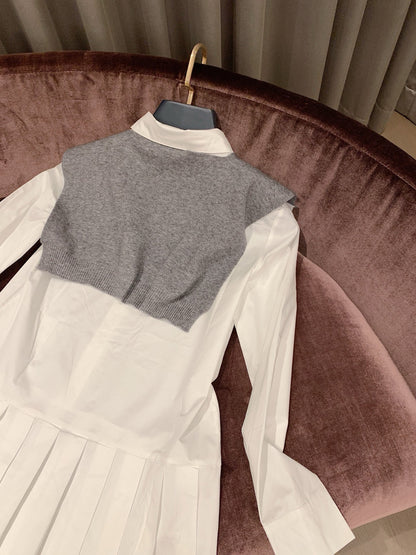 2025 Two-piece pleated skirt