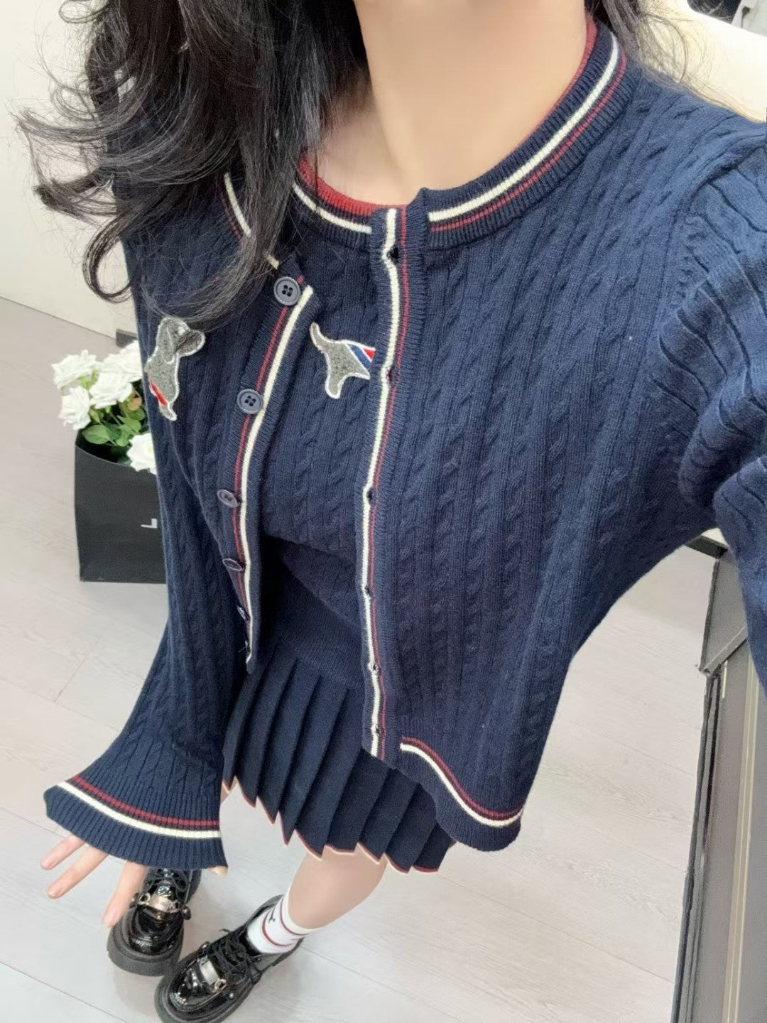 2025 Three-piece pleated skirt