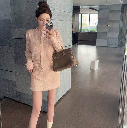 2025 Wool skirt suit