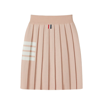 2025 knitted pleated skirt
