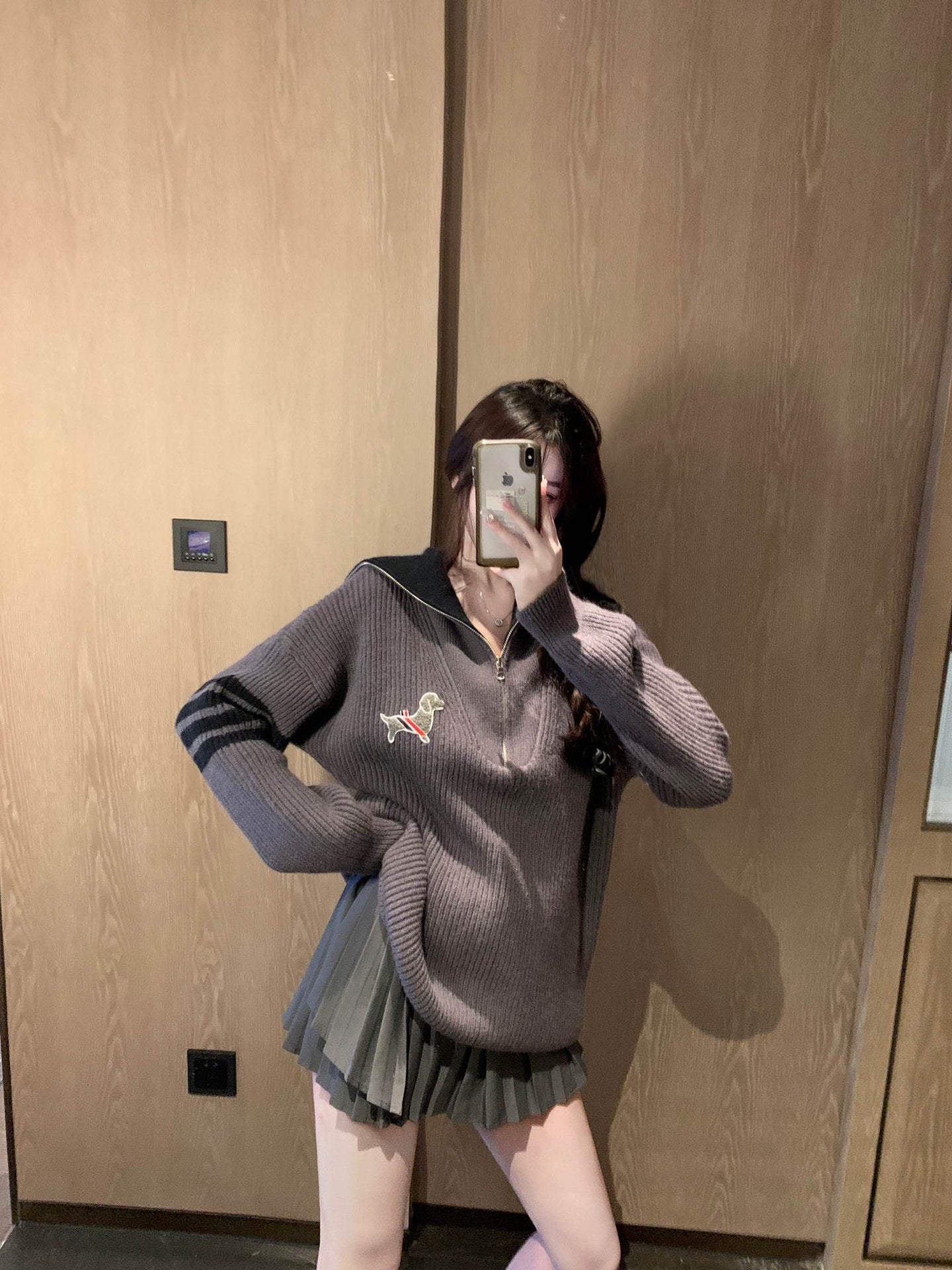 2025 Little Doll Collar Sweater