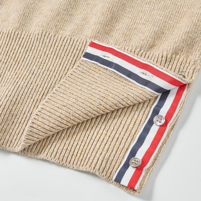 2025 Bow-tie knit sweater + pleated skirt