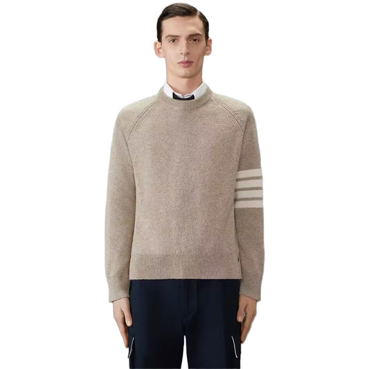 2025 New round neck knit sweater