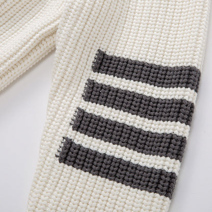 Knitted sweater coat