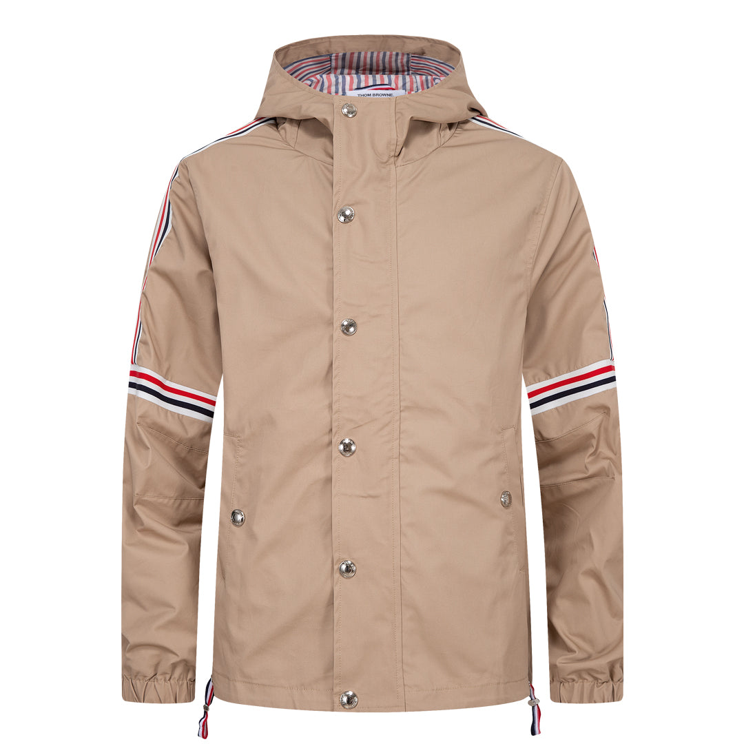 Khaki Hooded Jacket