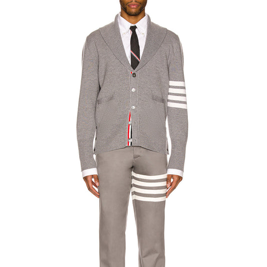 Thick knitted jacket