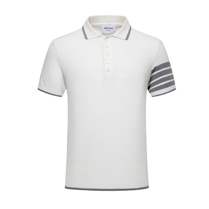 Contrast stripes POLO Shirt