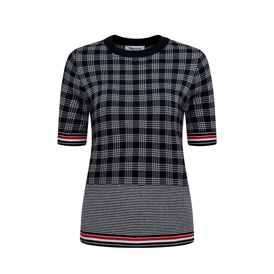 women Plaid T-shirt