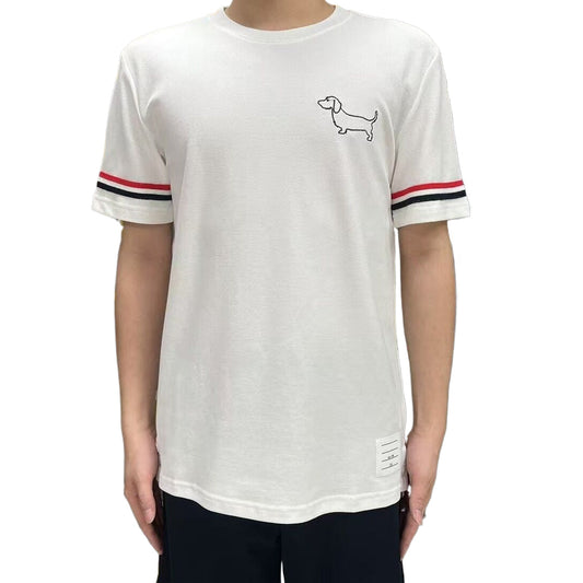 2025  Embroidered puppy T-shirt