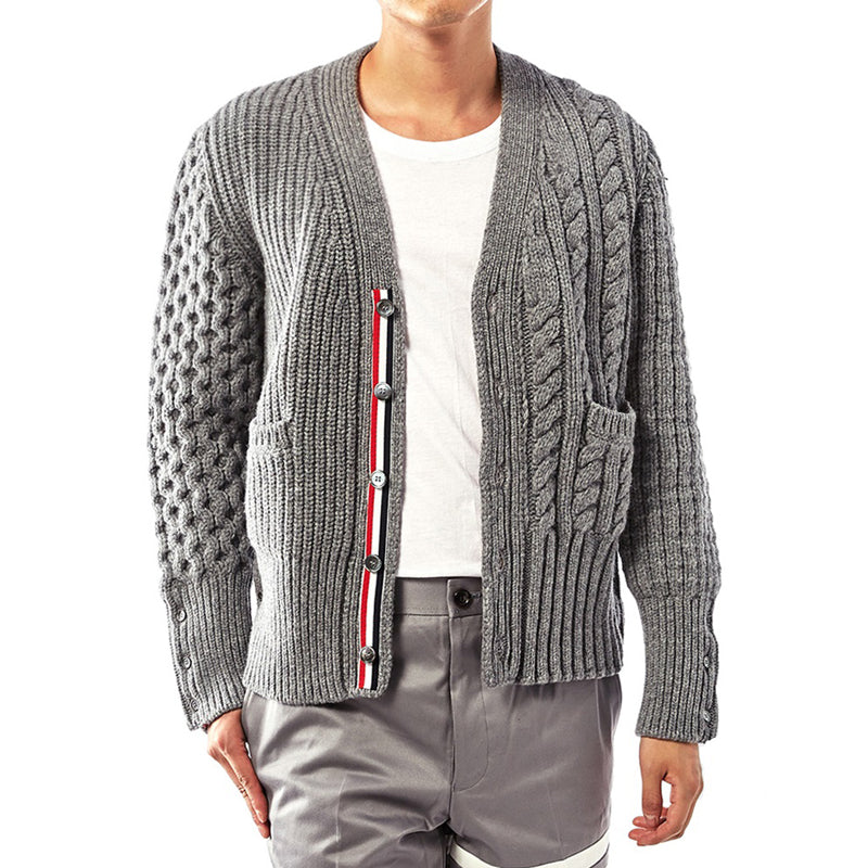 Knitted sweater jacket