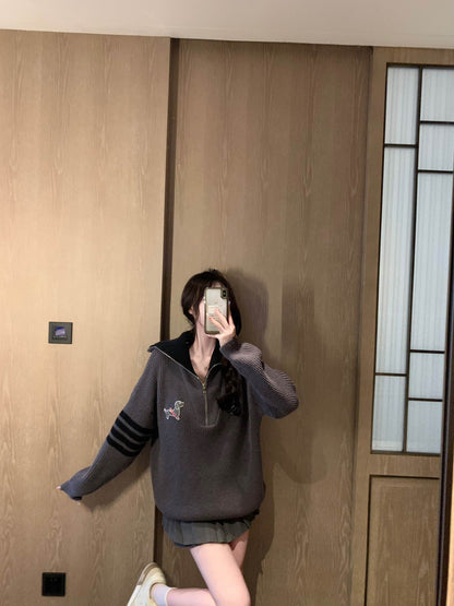 2025 Little Doll Collar Sweater