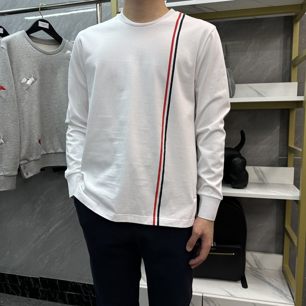 Long-sleeved cotton T-shirt