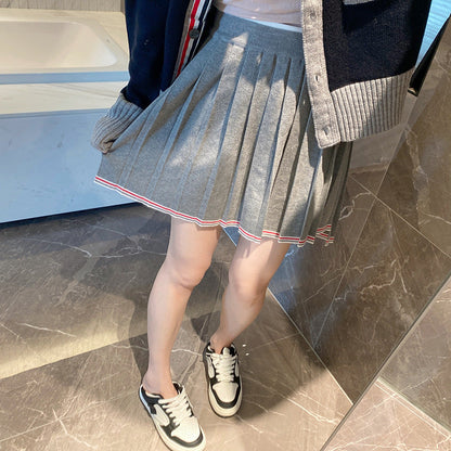 2025 Knitted pleated skirt