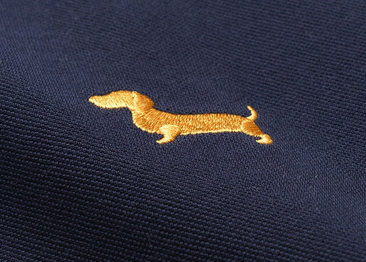 Embroidered dog T-shirt