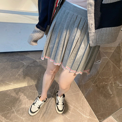 2025 Knitted pleated skirt