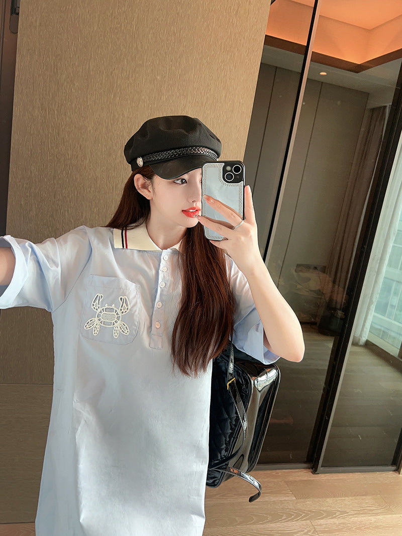 2025  Crab Shirt Dress