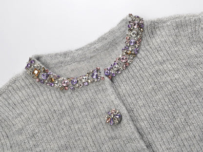 2025 Beaded Knit Short-Sleeve T-Shirt