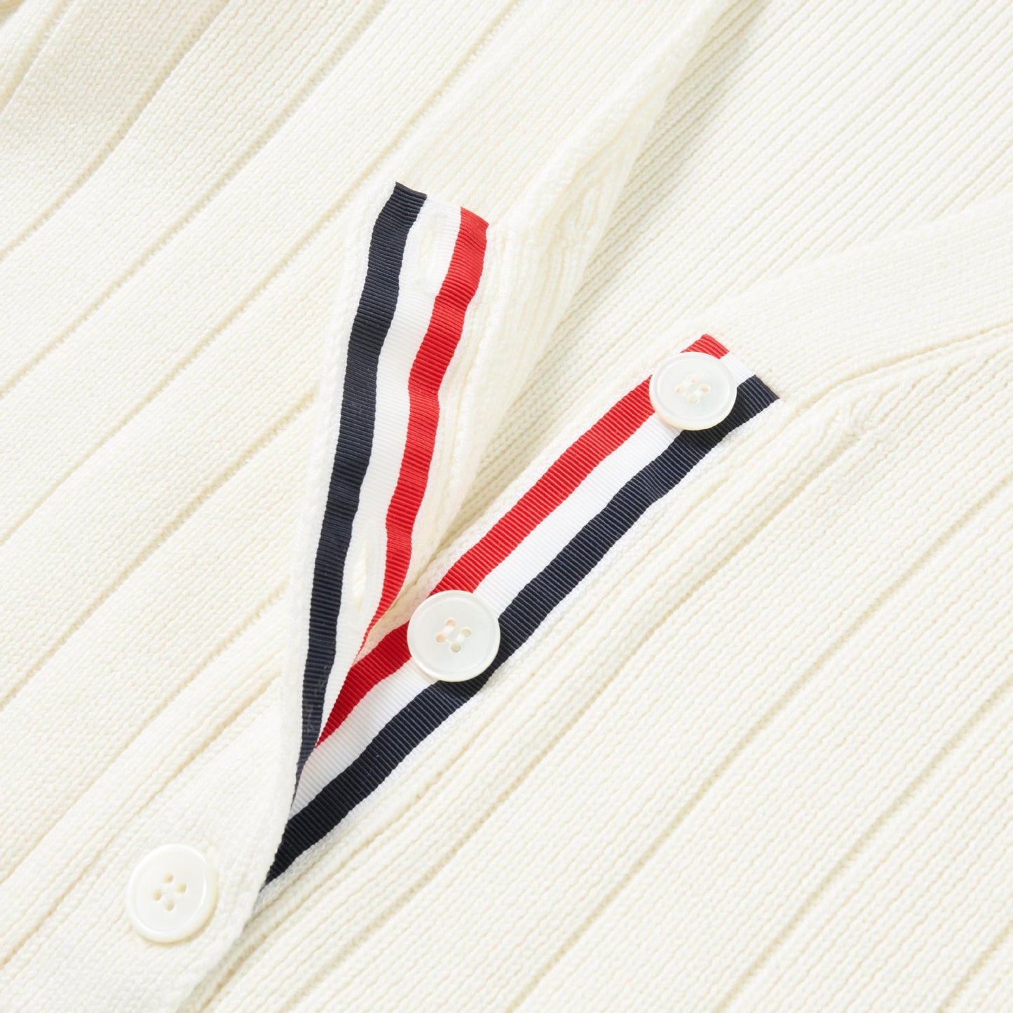 Cotton and wool knitted cardigan