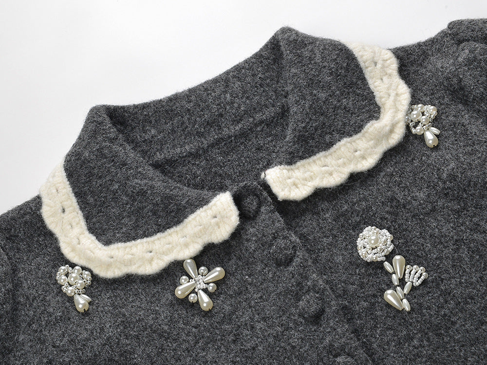 2025 Peter Pan collar suit dress