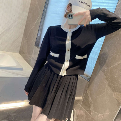 2025 Wool knit two-piece dress