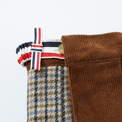 2025 Bow-tie knit sweater + pleated skirt