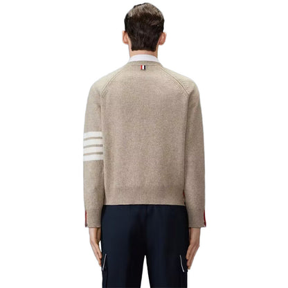 2025 New round neck knit cardigan