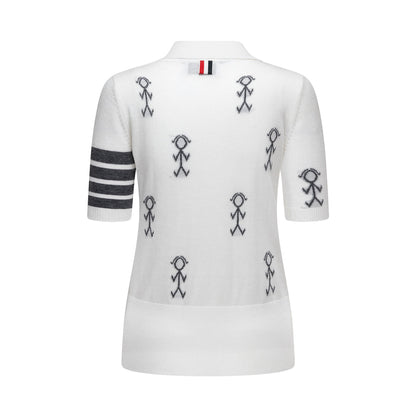 Women Stickman POLO shirt