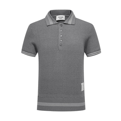 Waffle fabric POLO Shirt
